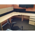 Lacasse Blonde 72 x 72 L Suite Desk